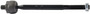 Steering Tie Rod End TA3597 - back view