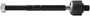 Steering Tie Rod End TA3599 - top view