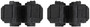 Suspension Stabilizer Bar Bushing Kit TD5893W - bottom view