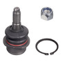 Ball Joint with lock nut and circlip 02107 - front view