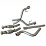 BBK True Dual Cat-Back Exhaust Conversion Kit w/ X-Pipe for 05-09 Mustang 4.0 V6