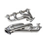 BBK Shorty Tuned Length Exhaust Headers 1-3/4 Silver Ceramic for 99-04 GM Truck SUV 4.8 5.3