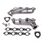 BBK Shorty Tuned Length Exhaust Headers 1-3/4 Silver Ceramic for 99-04 GM Truck SUV 6.0