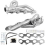 BBK Shorty Tuned Exhaust Headers 1-3/4in Silver Ceramic for 19-23 Dodge Ram 1500 5.7L (Ex. MegaCab)