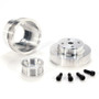 BBK Underdrive Pulley Kit Lightweight CNC Billet Aluminum (3pc) for 86-93 Mustang 5.0