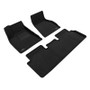 3D MAXpider Black Elegant Floor Mat for 2020-2021 Tesla Model S