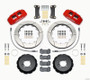 Wilwood Dynapro 6 Front Hat Kit 12.88in Red for 2002-Up Mini Cooper w/ Lines