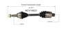 Chevrolet, Pontiac, Saturn (3.6) CV Axle Assembly - Front Right NCV10623