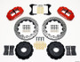 Narrow Superlite 4R Rear Kit 12.88in Drilled Red for 65-82 Corvette C2/C3