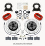 Wilwood Forged Dynalite-M Front Kit 11.30in Drill-Red for 65-69 Mustang