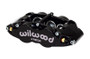 Caliper-Narrow Superlite 6R-RH - Black 1.62/1.12/1.12in Pistons 1.25in Disc