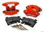 Wilwood D154 Front Caliper Kit - Red 1.62 / 1.62in Piston 0.81in Rotor
