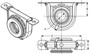 Drive Shaft Center Support Bearing 212053-1X