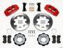 Wilwood Dynapro 6 Front Hat Kit 12.19in Red for 2011 Fiesta