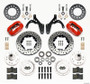 Forged Dynalite Front Kit 11.00in Red for 59-64 Chevy Impala / 63-64 Corvette