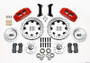 Wilwood Dynapro 6 Front Hub Kit 12.19in Drilled Red for 79-87 GM G Body