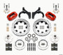 Forged Dynalite Front Kit 12.19in Red for 59-64 Chevy Impala / 63-64 Corvette