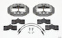 Wilwood D8-4 Front Caliper Kit Clear for Corvette C2 / C3 65-82