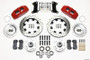 Wilwood Dynapro 6 Front Hub Kit 12.19in Drilled Red for 67-69 Camaro