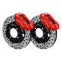 Wilwood Forged Dynalite Front Hat Kit 11.00in Drilled Red for 95-05 Miata