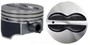 Single Flat Top Hypereutectic Piston for 67-90 GM/Chevrolet 5.7L/350 SBC - Standard