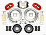 Narrow Superlite 6R Front Hat Kit 14.00in Red for 2013-Up Ford Focus ST w/ Lines