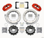 Narrow Superlite 4R Rear Kit 12.88in Red for 2012-Up Toyota / Scion FRS w/Lines