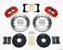 Wilwood Narrow Superlite 6R Front Hat Kit 12.88in Red for Honda S2000