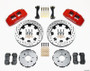 Dynapro 6 Front Hat Kit 12.19in Drilled Red for 90-99 Civic w/240 mm Disc