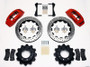 Wilwood TC6R Rear Kit 16.00in Drilled Red for 1999-2010 GM H2 / 2500 4.63 Cntr