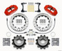 Narrow Superlite 4R Rear Kit 12.88in Drilled Red for 99-05 WRX / 99-07 Impreza