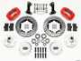 Forged Dynalite Front Kit 11.00in Drill-Red for 67-69 Camaro 64-72 Nova Chevelle