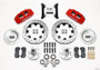 Wilwood Dynapro 6 Front Hub Kit 12.19in Drilled Red for 70-78 Camaro