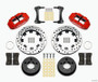 Wilwood Narrow Superlite 4R Front Kit 12.19in Drilled Red for 87-89 Jeep YJ