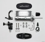 HV Tandem M/C Kit w/ L/H Bracket - 7/8in Bore Ball Burnished for Early Mustang
