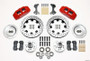 Wilwood Dynapro 6 Front Hub Kit 12.19in Drilled Red WWE ProSpindle