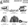 Engine Mount Kit 300309 - back view