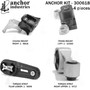 Engine Mount Kit 300618 - left view