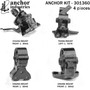 Engine Mount Kit 301360 - front view