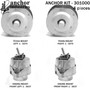 Engine Mount Kit 301000 - left view