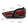 ANZO LED Tail Lights Smoke for Chevrolet Impala | 321345