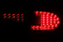 ANZO LED Tail Lights Black for Honda Civic | 321152