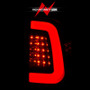 ANZO LED Tail Lights Chrome Housing Smoke Lens (Pair) for Ford F-250 | 311357