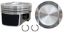 Single Piston for VW 2.0L 1984 SOHC 8V 19MM Dia Pin Coated Skirts -Size = STD