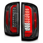 ANZO Full LED Tail Lights w/Red Lightbar Blk Clr for Chevrolet Colorado | 311432
