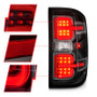 ANZO LED Tail Lights w/Blk Light Bar Clr for Chevy Silverado 2500HD/3500HD