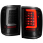 ANZO LED Tail Lights w/ Light Bar Black Housing Smoked Lens for Ford Ranger
