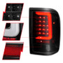 ANZO LED Tail Lights w/ Light Bar Black Housing Smoked Lens for Ford Ranger