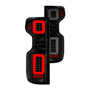 ANZO Full LED Tailights Blk Smoke G2 w/C Bars for Chevy Silverado Work Truck