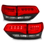 ANZO LED Tail Lights Red/Clear for Jeep Grand Cherokee | 311268